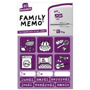 Memo Magnets violets