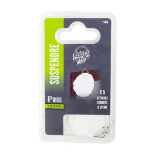 Attaches gommées - 30mm