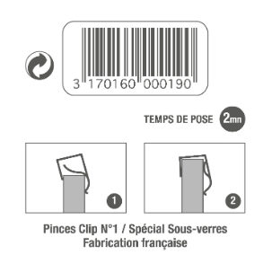 Pinces-clip N°1 - 3-6 mm