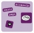 Memo Magnets violets